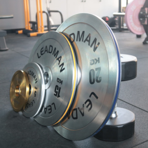 <span class=keywords><strong>Chrome</strong></span> Màu Sọc Trọng lượng nâng PowerLifting thép tấm phòng tập thể dục thiết bị trọng lượng tấm - Product Image 2