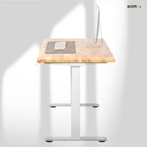 Bureau assis-debout électrique SAMDI en bois, hauteur réglable, avec préréglages de mémoire - Product Image 5