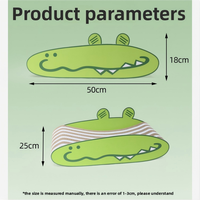 Emballage OEM/ODM personnalisé avec logo pour arbre à chat et griffoir en carton en forme de crocodile, en papier ondulé