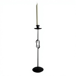 Candelabros de Hierro Forjado con Diseño de Espiral para Decoración del Hogar, Bodas, Fiestas, Candelabros Hechos a Mano para Mesa - Product Image 1