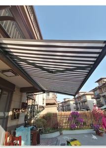 Thương Mại Có Thể Thu Vào Nhôm Che Nắng Mái Hiên Không Thấm Nước Mở rộng Đầy Đủ Hộp Bóng Râm Sân Nhà Sản Xuất Trung Quốc Các Nhà Sản Xuất - Product Image 5