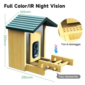 ソーラーWifiカメラAIハチドリ認識カメラ容量バードフィーダー低電力Ipカメラバッテリー付き - Product Image 6
