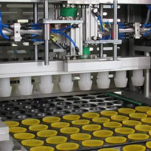 Büyük fabrika multihead ekipmanları 100-800 kg/saat makine industrielle dökün kek fincan kek dolum makinası kek dekaydırma makinesi