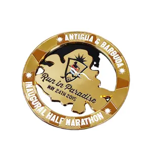 Medaglione personalizzato all'ingrosso maratona Sport famiglia premio gara Kagawaran medaglia in metallo bianco bambini moneta tedesca Ww2 medaglia