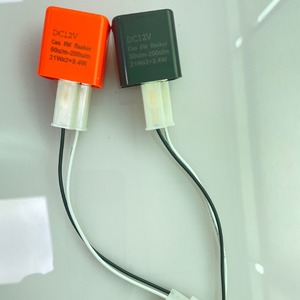 Relé intermitente <span class=keywords><strong>LED</strong></span> Universal de 2 pines para motocicletas Indicador de señal de giro sellado a prueba de agua de 12V Compatible con todas las bicicletas - Product Image 5