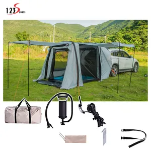 OEM 4 Saison Auto aufblasbares Outdoor-Camping zelt Faltbares aufblasbares Auto Camping 4x4 LKW Auto aufblasbares Luftzelt für Camping