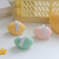 Bougie parfumée artisanale en forme de coquillage en cire de paraffine, cadeau d'anniversaire, nouveauté, bougie parfumée