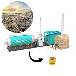 כור פירוליזה מיני של קבוצת בסטון 3 טון פסולת פלסטיק מכונת פירוליזה