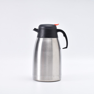 2l Stainless Steel Thermal Insulated <b>Coffee</b> Carafe Double Walled Vacuum <b>Flask</b> With Lid Classic Design Style - Product Image 2