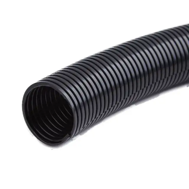 Chinese manufacturers supply black PP pipe AD28.5 plastic cable flexible conduit electrical