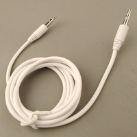 Câble audio 3,5 mm mâle-mâle plaqué or, câble auxiliaire stéréo pour haut-parleur de voiture, casque, MP3