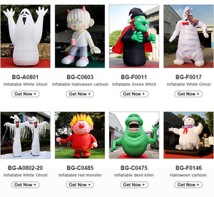 Monstruo Verde Animatrónico Inflable para Halloween Decoración Gigante para Exteriores Cazafantasmas Inflable de Halloween - Product Image 6