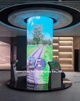 Pantalla LED Flexible Premium para Interiores, Pantalla LED Curva Plegable X para Exhibición Visual en Tiendas Minoristas