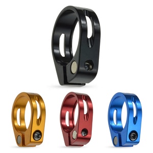 Collier <span class=keywords><strong>de</strong></span> serrage <span class=keywords><strong>de</strong></span> <span class=keywords><strong>tige</strong></span> <span class=keywords><strong>de</strong></span> <span class=keywords><strong>selle</strong></span> <span class=keywords><strong>de</strong></span> vélo en alliage d'aluminium 31.8/35mm, à dégagement rapide, prix bas - Product Image 2