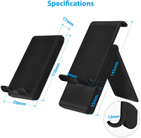 Support universel pour smartphone Support de téléphone de bureau réglable pour tous les appareils
