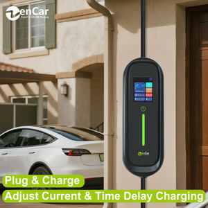 Chargeur de voiture électrique portable ZenCar 16A 3 phases 11kW AC, chargeur rapide pour véhicules électriques avec contrôle par application Wifi, prise de type 2 / GBT en option - Product Image 1