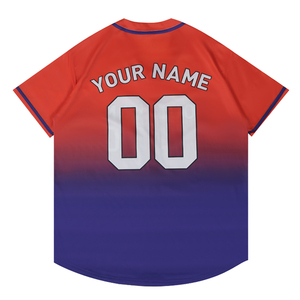 Beste kwaliteit op maat gemaakte baseball shirts met uw naamlogo, geborduurd, sublimatie, heren, USA baseball uniform - Product Image 4