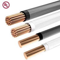 UL 2/0 1 2 3 4 6 8 10 12 14 AWG 500Ft THWN THWN-2 THHN câble conducteur en cuivre pur fil électrique
