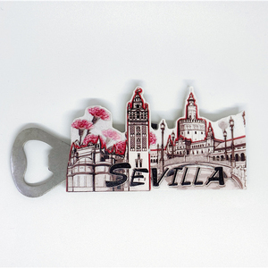 Wedare Sevilla Siviglia Spagna 3D Magnete da Frigorifero a Forma di Rotolo Souvenir turistici Magneti in Resina Adesivi Magneti per Frigorifero Casa e Cucina Decorazione dalla Cina