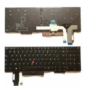 Французский Azerty клавиатура с подсветкой для Lenovo thinkpad E580 E585 L580 L590 клавир