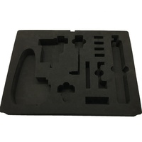 Insert en mousse de polyuréthane (PU) de forme personnalisée pour emballage, film protecteur pour boîte à outils, 18-40 kg/m³, antichoc, QLD Chine, 3-5 jours ouvrables