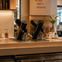 Machine à café expresso professionnelle à poser sous le comptoir pour les cafés