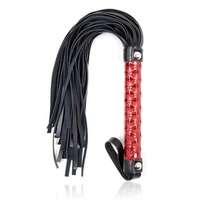 Flogger Bondage rivetto in pelle cavallo frusta <span class=keywords><strong>erotico</strong></span> Fetish restrizioni sculacciate regina frusta - Product Image 1