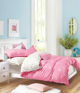 الطفل قطعة المعزي Suppliers-المعزي الوردي سرير طفل رضيع مجموعات ملايات سرير مطبوعة ملاءات الفراش الفاخرة مجموعة 100% القطن