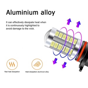 New 33 SMD H8 sương mù <span class=keywords><strong>LED</strong></span> ánh sáng sáng H11 H3 H7 xe đèn 9006 9005 <span class=keywords><strong>LED</strong></span> bóng đèn Đèn lái xe - Product Image 3