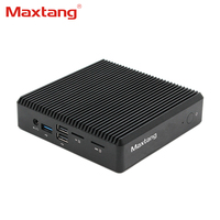 Maxtang-Procesador Celeron J1800/J1900, Mini PC industrial integrado Sin ventilador, Linux 1xUSB3.2, 4xUSB2.0, 1xLAN