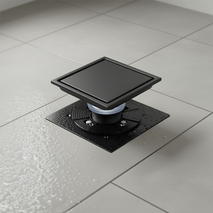 Desagüe de Ducha Cuadrado de 6 Pulgadas, Diseño Moderno, Acabado Pulido, Fácil Instalación para Cuarto de Baño - Product Image 2