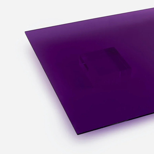 紫色のプラスチックアクリルシート固体不透明または着色された紫色のアクリルpmmaプレキシガラスパースペックスルサイトシートボードパネル - Product Image 4