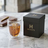 Mug à café en verre à double paroi isolé, résistant à la chaleur, tasse à expresso transparente avec poignée pour latte, cappuccino, thé, jus, 80-650 ml