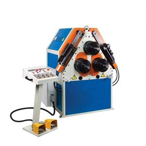 Cintreuse hydraulique électrique automatique pour barres de petite section en alliage, utilisée dans les industries de la construction, état d'occasion, moteur et roulement principaux - Product Image 2