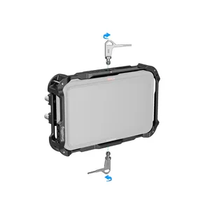 Jaula para Monitor SmallRig <span class=keywords><strong>Ninja</strong></span> TX para <span class=keywords><strong>Atomos</strong></span> <span class=keywords><strong>Ninja</strong></span> TX con Abrazadera para Cable, Riel NATO, Orificios para Correas, Monitoreo Exterior Mejorado 5708 - Product Image 6