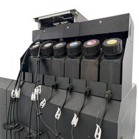 Imprimante numérique multifonctionnelle haute vitesse pour films UV DTF, autocollants et étiquettes cristallines, avec machine à plastifier tout-en-un