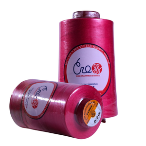 Fil à coudre en polyester filé CROSS 40/2 4000m 100% polyester, couture industrielle pour vêtements, fil poly filé haute résistance - Product Image 1