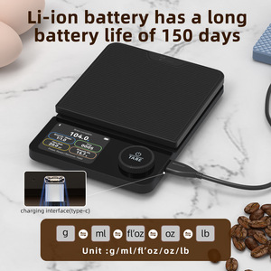 เครื่องชั่งกาแฟอัจฉริยะ CK863BLE ความแม่นยำ 0.1 กรัม พร้อมตัวตั้งเวลาและโหมดเอสเพรสโซ สำหรับการชงกาแฟที่บ้าน - Product Image 4