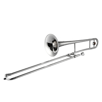 Bb Sib Trombone Instrument Nickle Plated Wind Instrument With Mouthpiece Case Sets