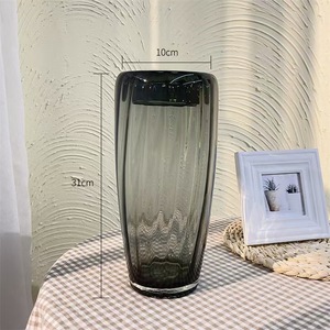 Jarrones de cristal transparente modernos y ligeros de lujo - Product Image 6