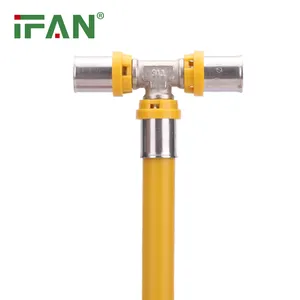 Raccordi in PEX forgiati IFAN in ottone materiali idraulici a Gas accessori 16-32MM tutti i tipi PEX Press raccordi