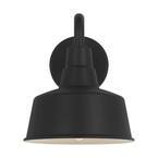Stile tradizionale-Lampade impermeabili da esterno da 8 pollici di larghezza per 10 pollici di finitura nera alta luci di montaggio a parete per portico di <span class=keywords><strong>casa</strong></span> - Product Image 2