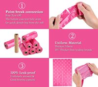 Vente chaude Écologique Personnalisé Chien Merde Sacs Personnalisé Imprimé Compostable PBAT Amidon De Maïs En Plastique Déchets Sac Pet Chien Merde Sac