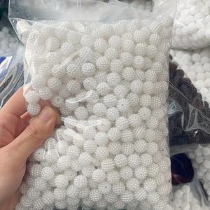 대량 Bubblegum Bayberry 복근 진주 구슬 500g 의류 소재 멀티 컬러 느슨한 플라스틱 라운드 진주 구슬 - Product Image 3