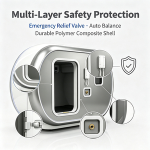 New Technology 2.0 Ata Hyperbaric Oxygen Chamber Single-Person Real-Time Monitoring Relieve Stress Replenish Body Oxygen Level - Product Image 2