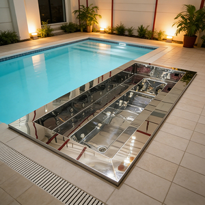 <span class=keywords><strong>Baignoire</strong></span> à remous en acier inoxydable au design moderne, <span class=keywords><strong>baignoire</strong></span> à jets massants pour salle de bain, spa - Product Image 3