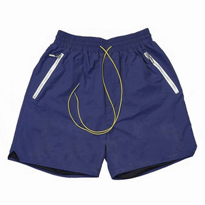 Vendita calda <span class=keywords><strong>pantaloncini</strong></span> da <span class=keywords><strong>uomo</strong></span> elasticizzati in poliestere a doppio strato in tessuto a secco veloce estate in maglia bianca <span class=keywords><strong>con</strong></span> <span class=keywords><strong>tasche</strong></span> - Product Image 6
