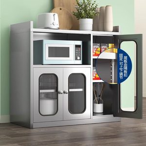 <b>Kitchen</b> <b>Sideboard</b> Cabinet 900mm Wide Glass Door Storage Dish Tea Cabinet Easy Clean Dining Room Use - Product Image 2