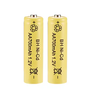 1.2V 700毫安时BMAX镍镉电池镍镉AA可充电圆柱形电池镍氢更换电池