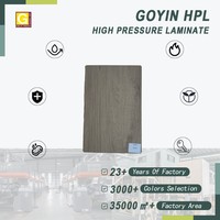 Lembaran HPL (High Pressure Laminate) Dekoratif Finishing Kayu 0,5mm dengan Tekstur, Tahan Air & Tahan Api untuk Pintu Kabinet